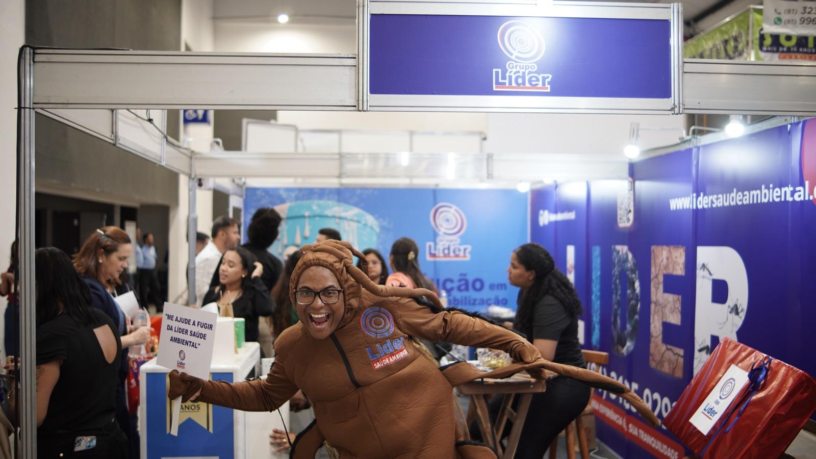 Estande LÍDER SAÚDE AMBIENTAL na FESÍNDICO