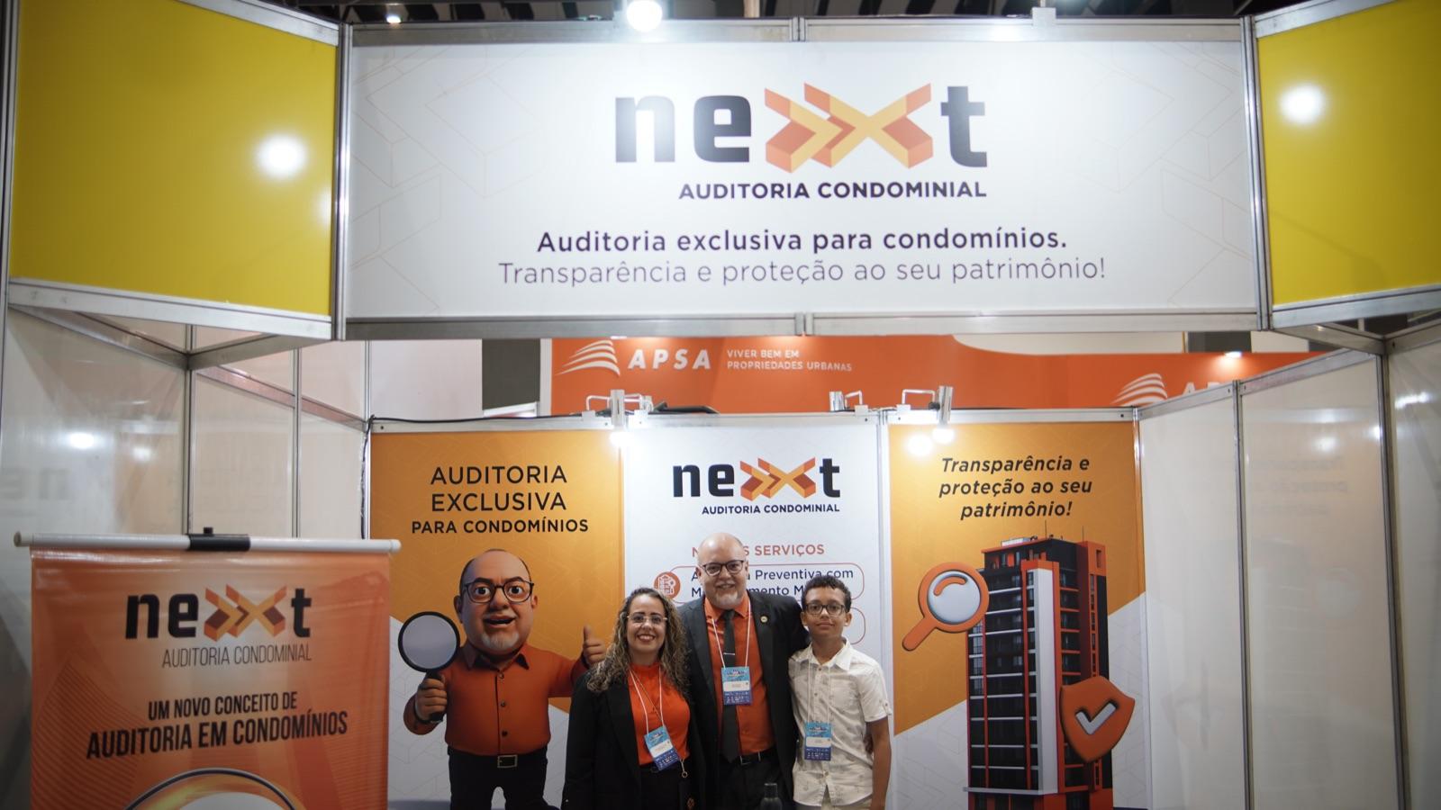 Estande NEXT AUDITORIA CONDOMINIAL na FESÍNDICO