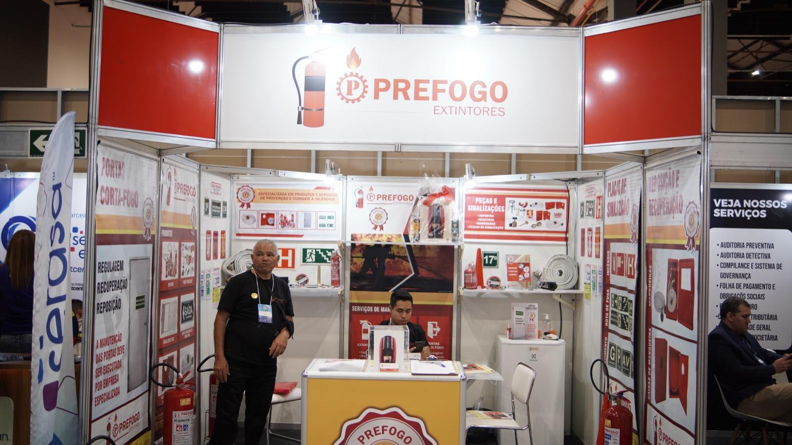 Estande PREFOGO na FESÍNDICO