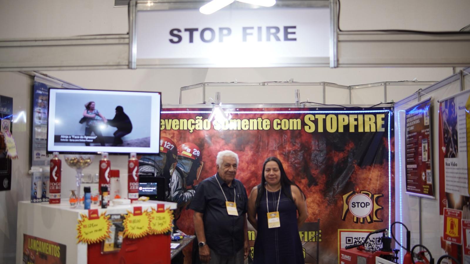 Estande STOP FIRE na FESÍNDICO