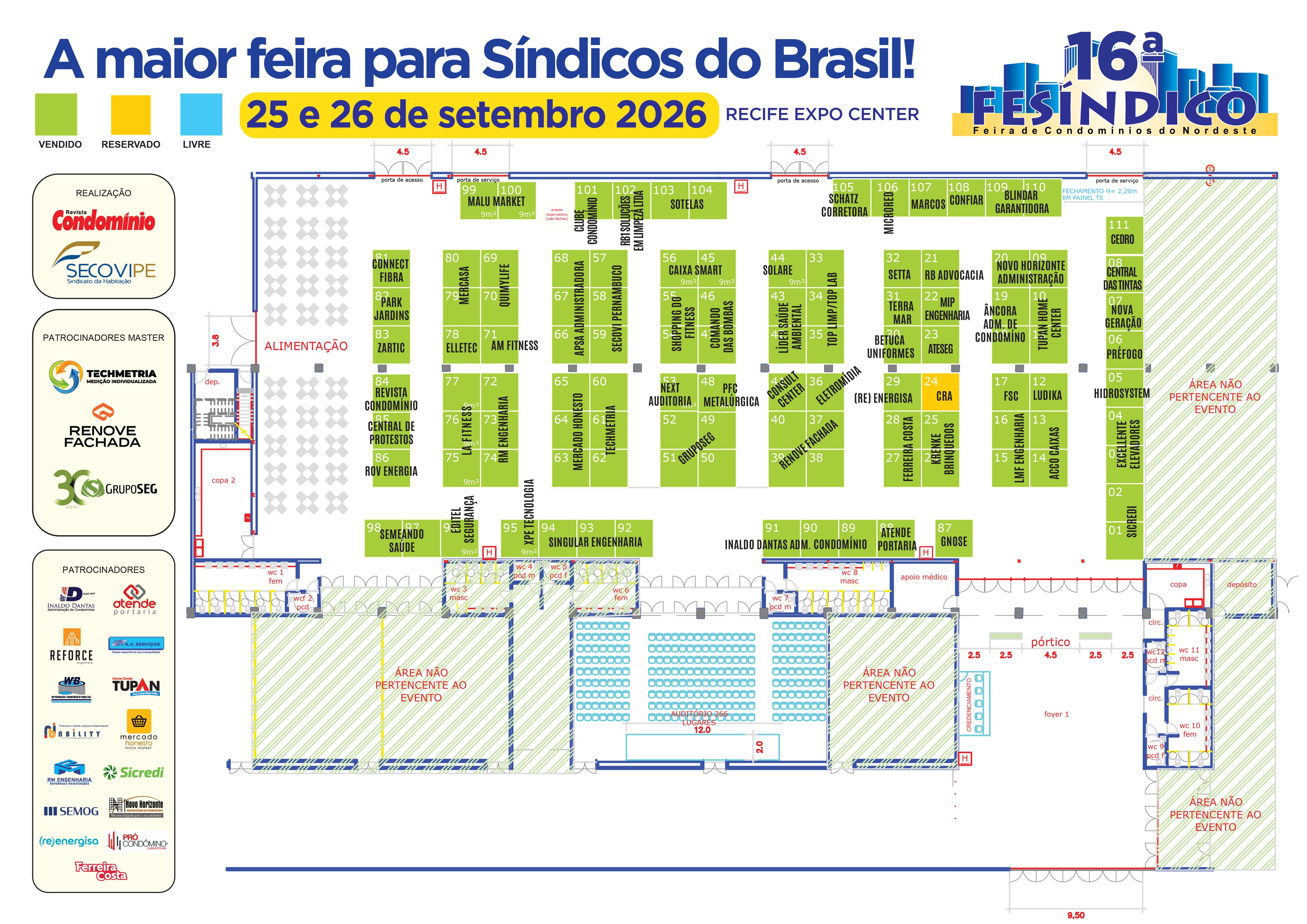 Planta baixa da FESÍNDICO